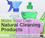 Cleaning Products from Scratch for the Whole House