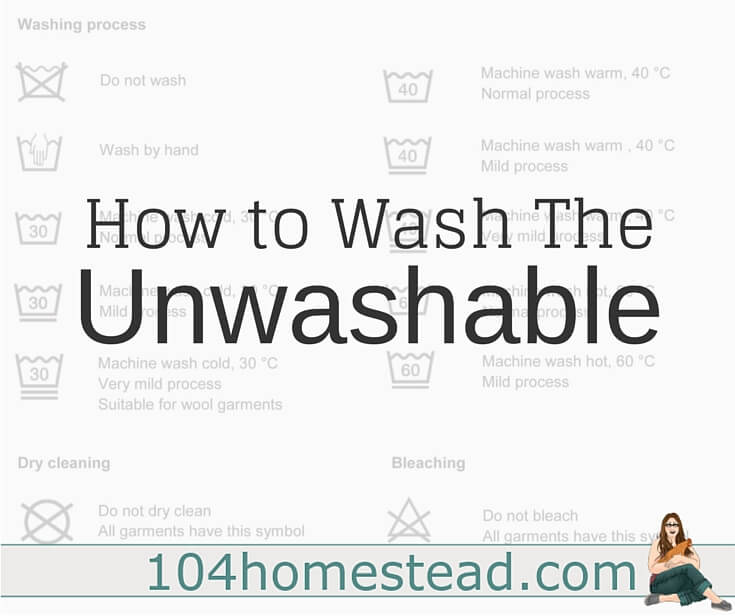 Nothing is harder than washing stuffed animals, faux wool slippers and tweed chairs, but I've got a great recipe to help you wash almost all of your unwashables.
