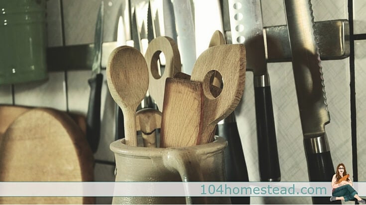 Find out what tools are essential in a homesteader's kitchen. Let's be honest. Simple living isn't always simple, but with these tools, it can be a bit easier.