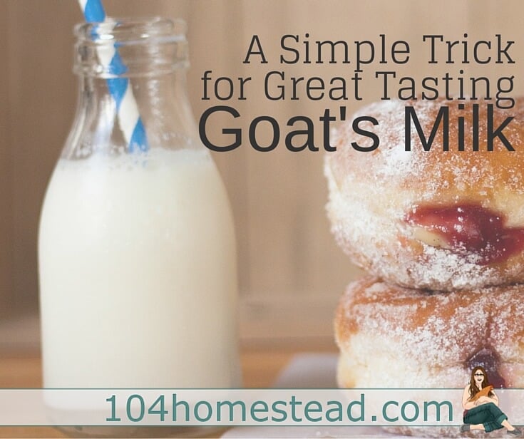 A Simple Trick for Great Tasting Goat’s Milk