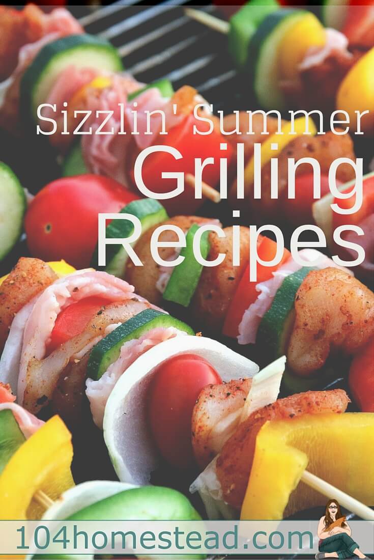 I've discovered there are loads of foods that can be cooked on the grill. Think beyond the dogs and burgers. Here's some grilling recipes to get you started.