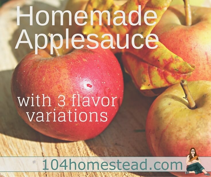 Homemade Applesauce & Recipes Using Applesauce