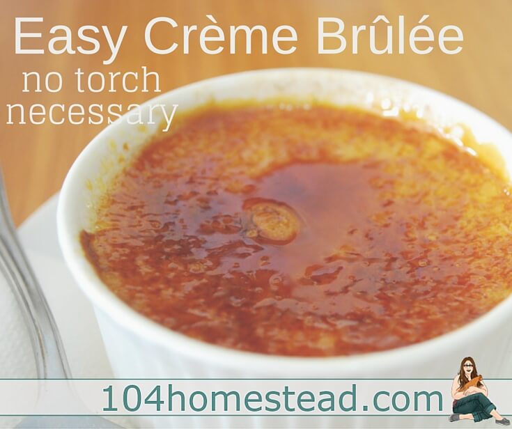 Easy Crème Brûlée at Home