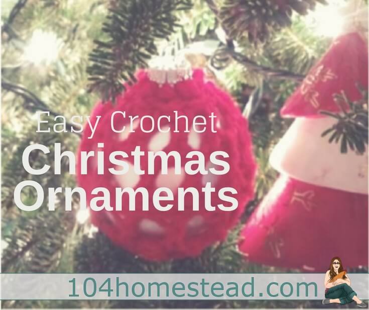 Easy DIY Crochet Christmas Ornaments