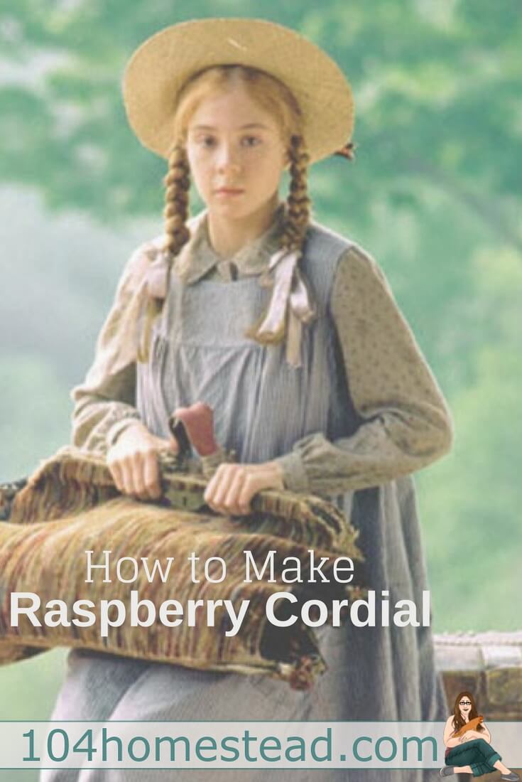 Make traditional raspberry cordial inspired by the Anne of Green Gables book series. This easy recipe is sure to delight your house guests.