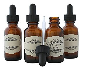 30 ml Amber Glass bottles commonly uses to store tinctures.