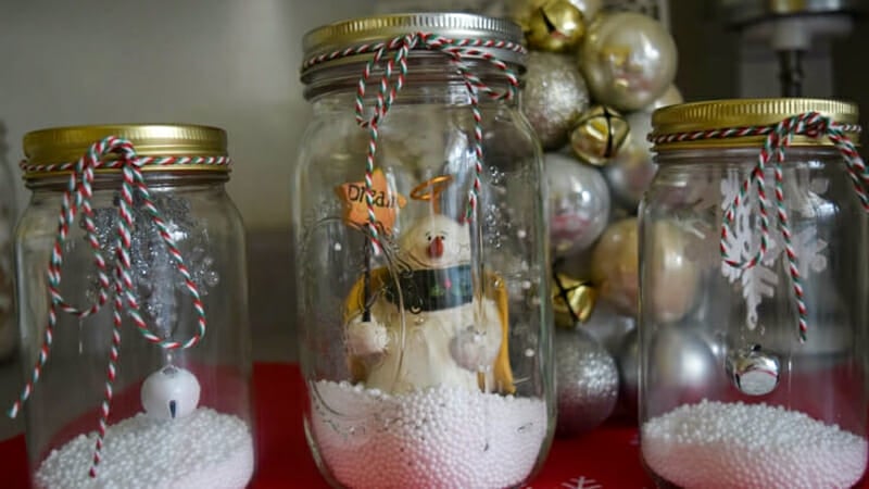 Make Hanging Mason Jar Craft Storage #12MonthsofDIY