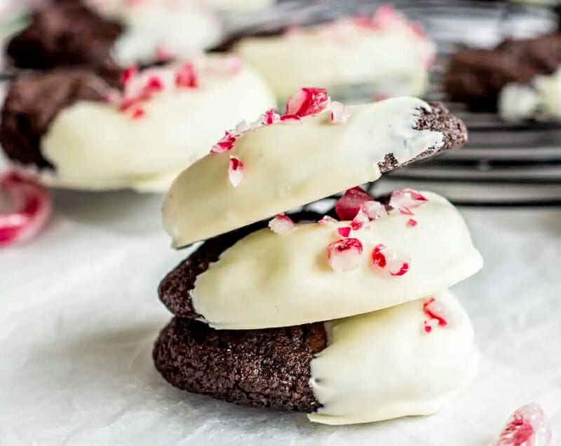 Peppermint Chocolate Cookies