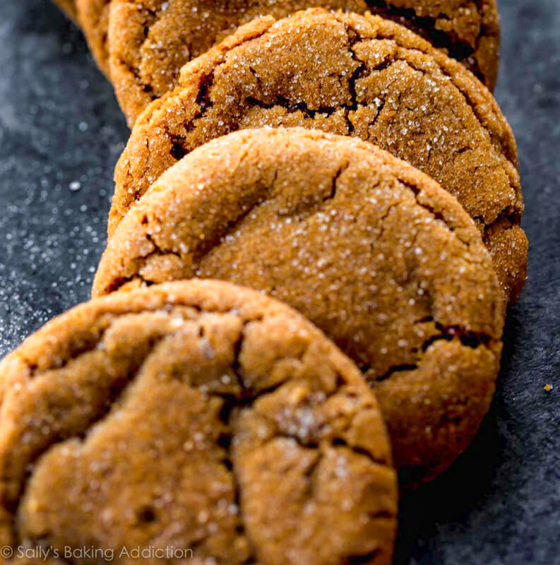 Seriously Soft Molasses Cookies