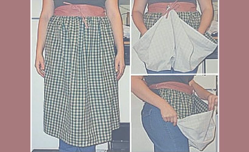 How Easily to Make a Harvest Apron or Gathering Apron