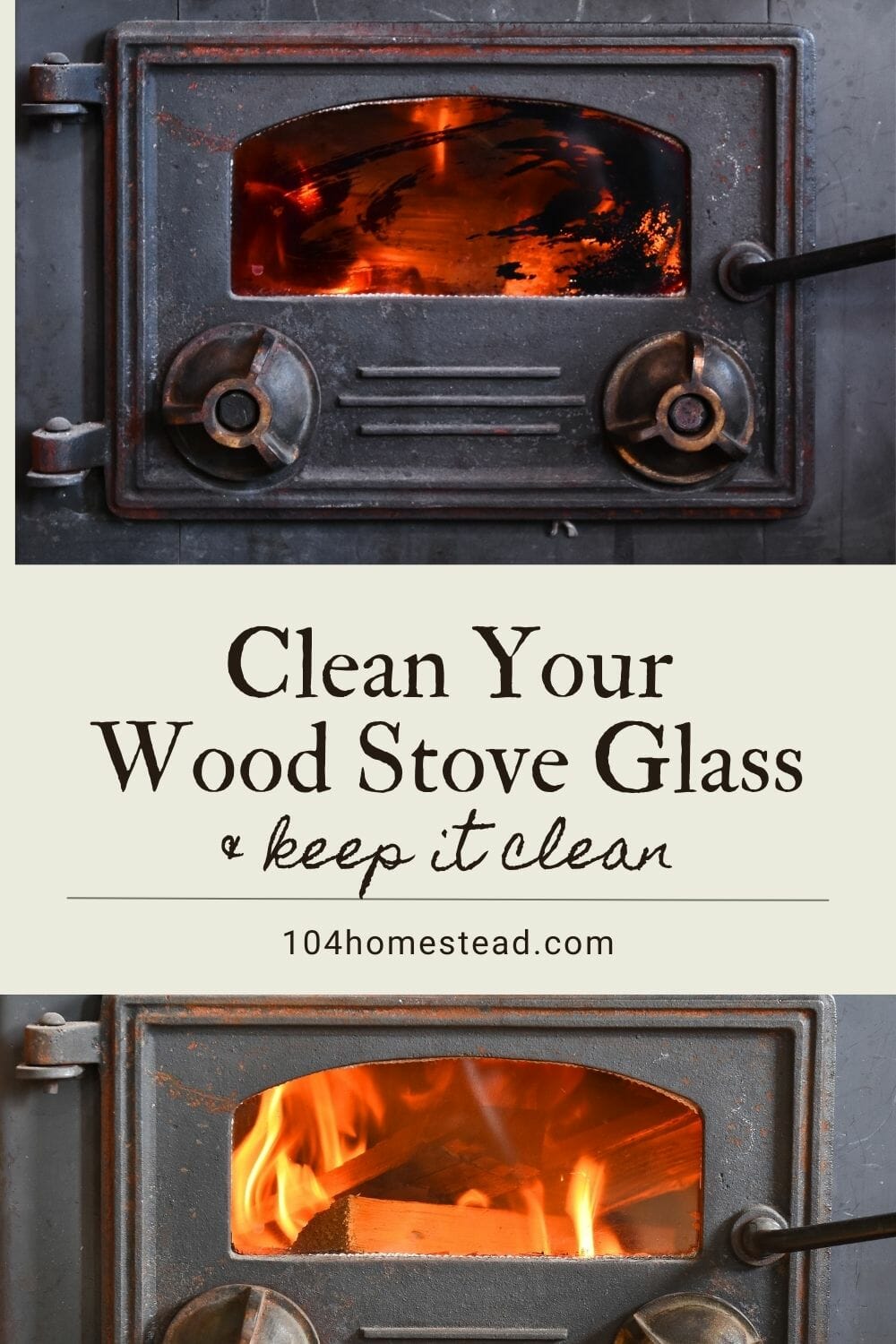 How to Clean Wood Stove Glass & Keep It from Getting Black