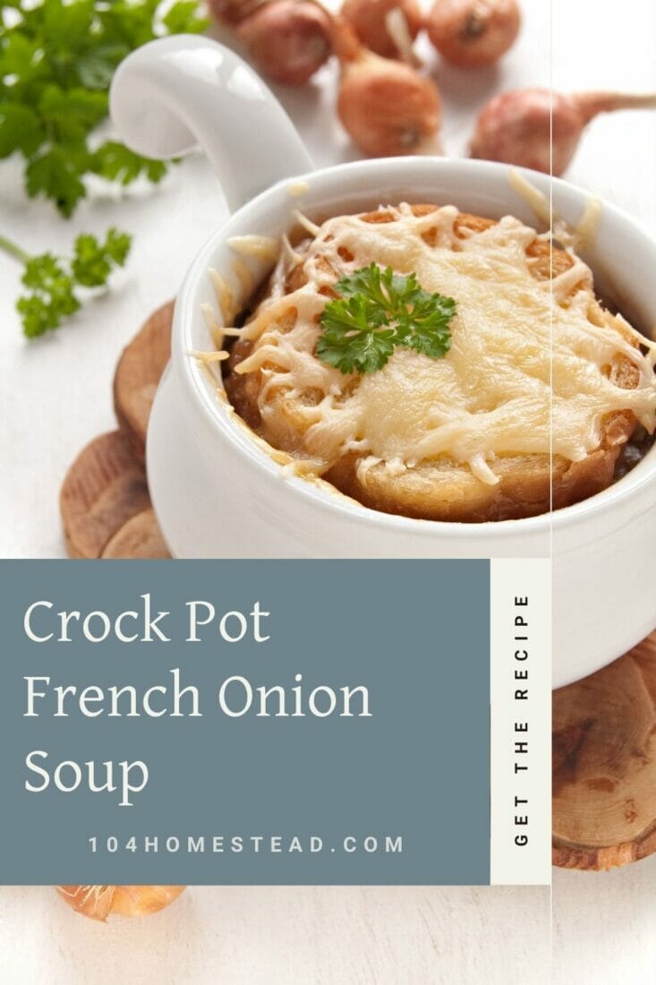 Crock Pot French Onion Soup - Easy & Delicious!