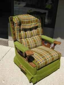 The ugliest 70s recliner in existence.