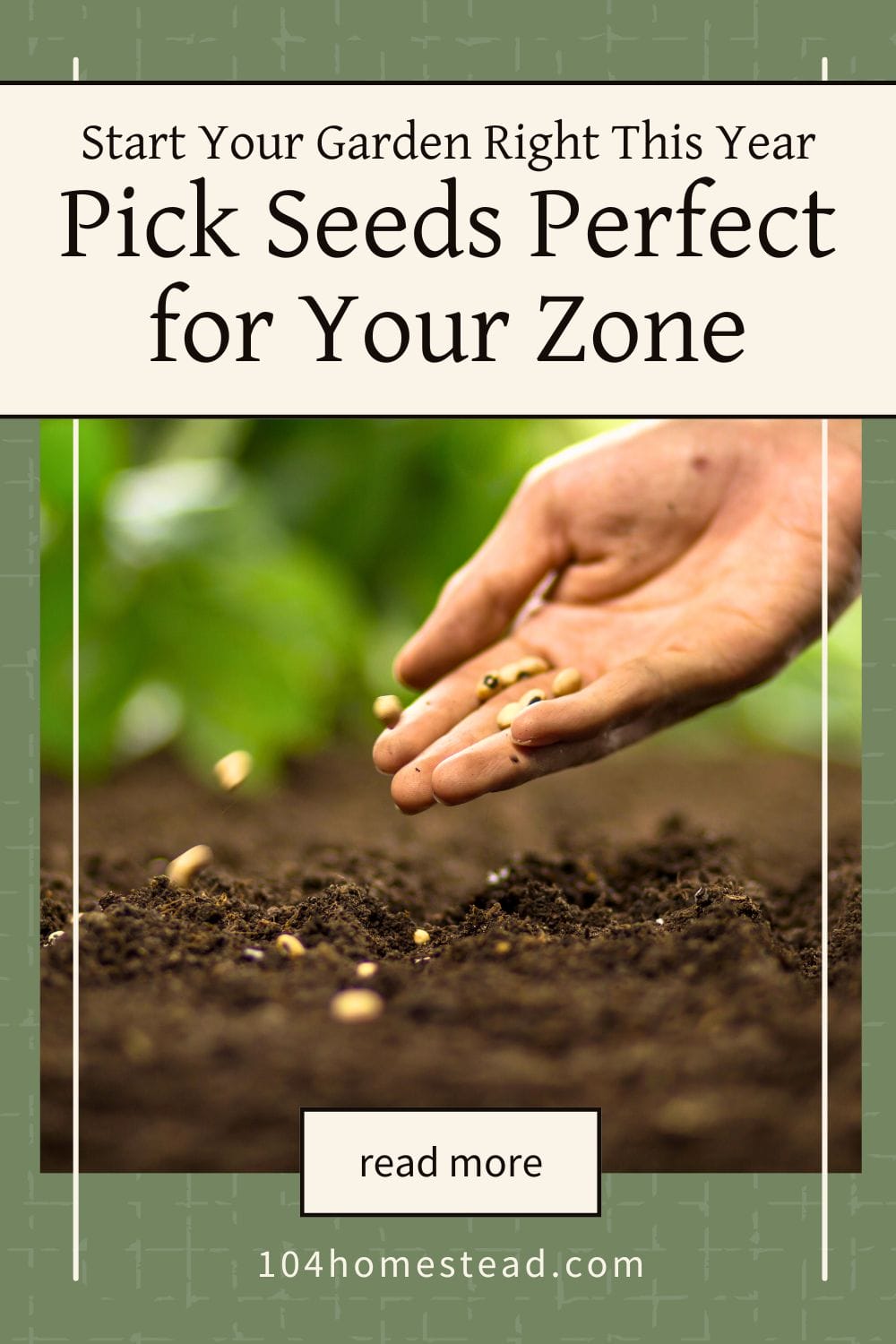 Hand dropping seeds into freshly tilled soil, symbolizing the start of a successful gardening season.