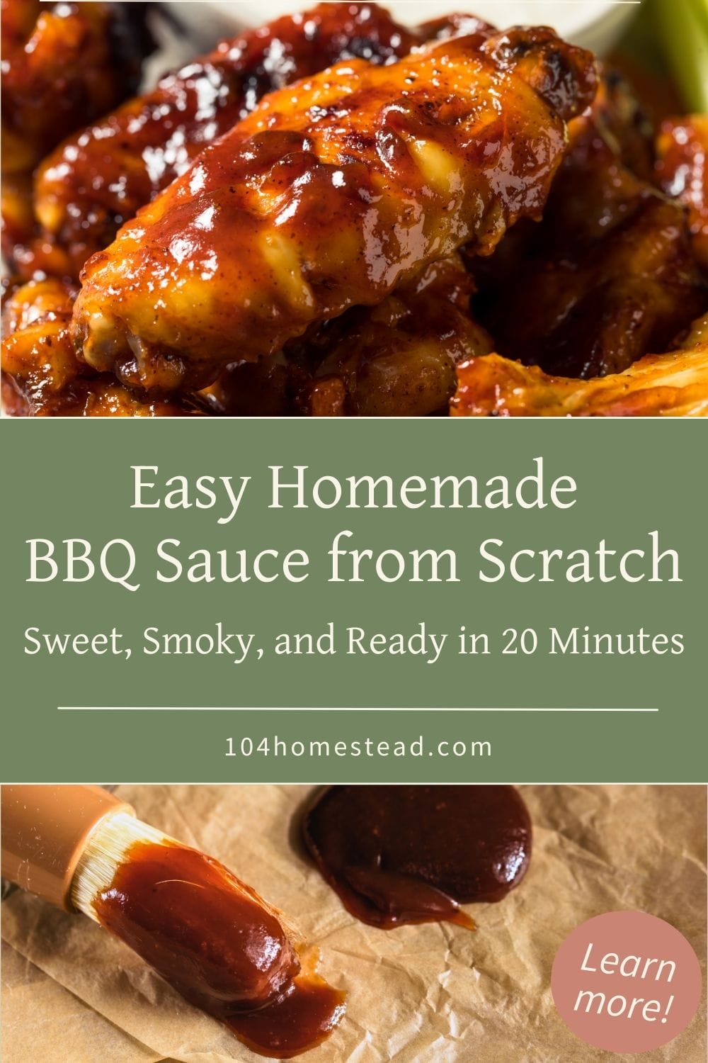 Juicy chicken wings coated in a glossy, sweet and smoky homemade BBQ sauce, perfect for grilling or summer parties.