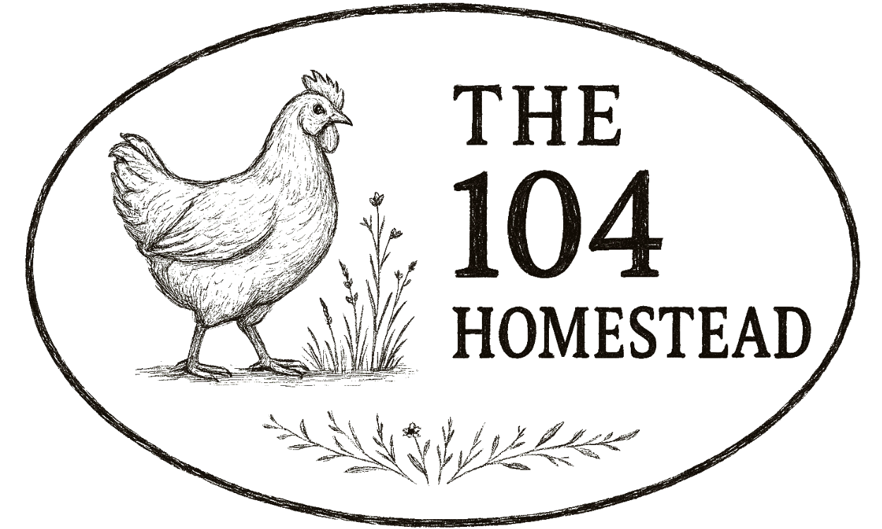 The 104 Homestead logo